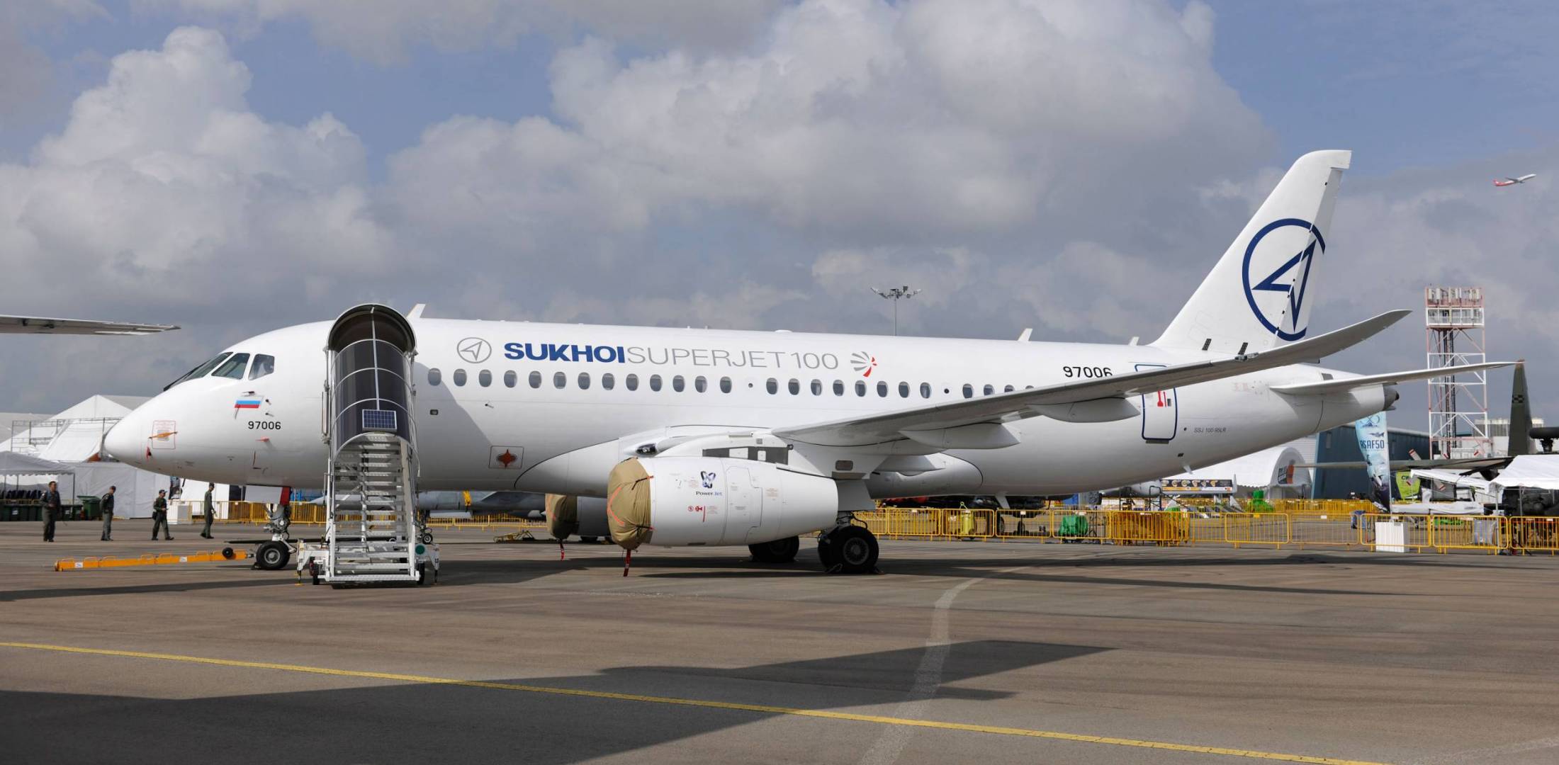 Sukhoi’s Superjet 100 regional jet. Photo: Mark Wagner